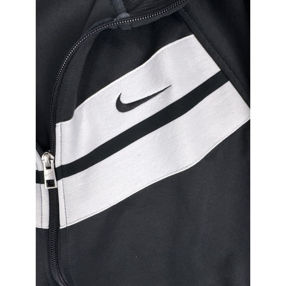 Men’s Nike Track Jacket Large Black Athletic Dept Full Zip Swoosh - Picture 4 of 8